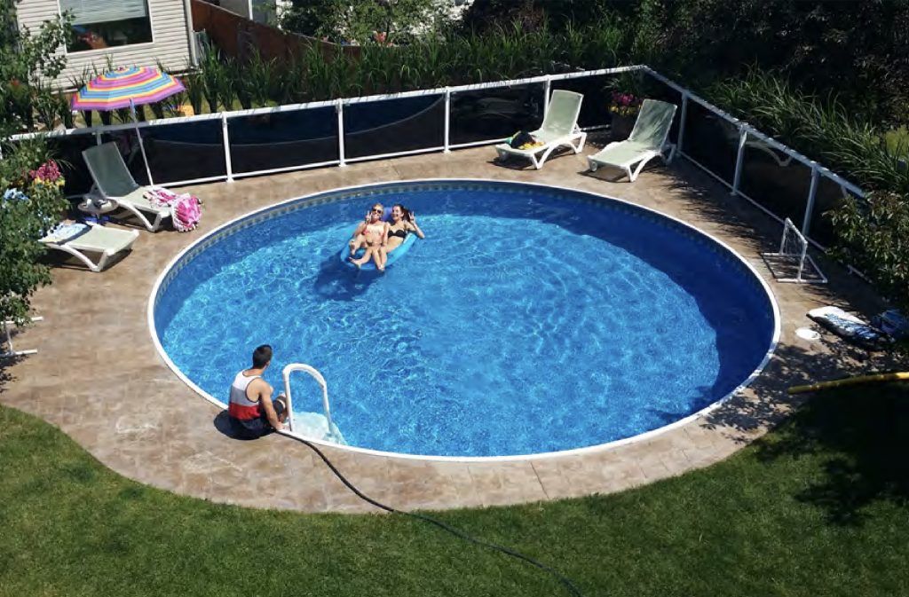 24 foot inground pool